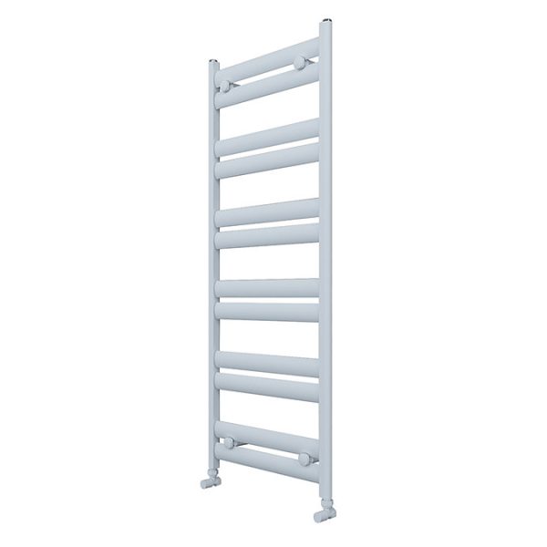 Carisa Soleil Textured White Heated Towel Rail 1225 x 480mm - Image 4