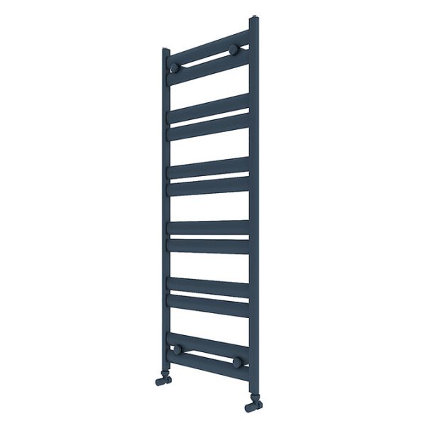 Carisa Soleil Textured Anthracite Heated Towel Rail 1225 x 480mm - Image 4