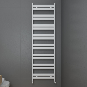Carisa Soleil Textured White Heated Towel Rail 1645 x 480mm
