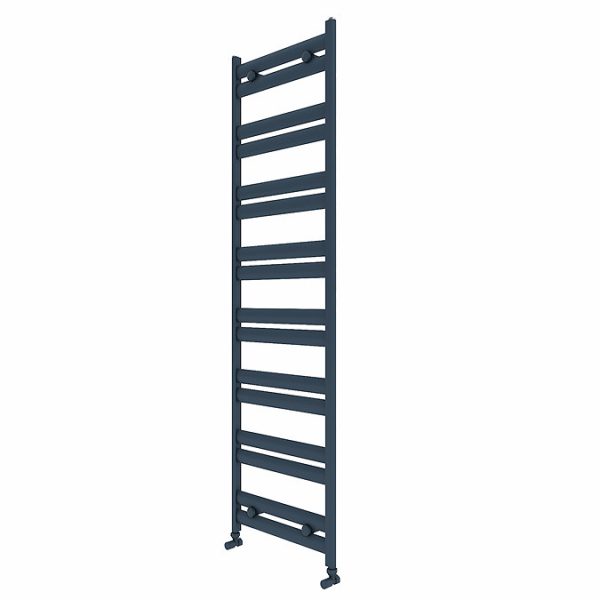 Carisa Soleil Textured Anthracite Heated Towel Rail 1645 x 480mm - Image 4