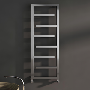 Carisa Eclipse Polished Stainless Steel Heated Towel Rail 1370 x 500mm