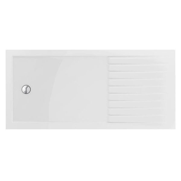 Aurora 1700 x 800mm Walk In Shower Tray With Drying Area - Image 3