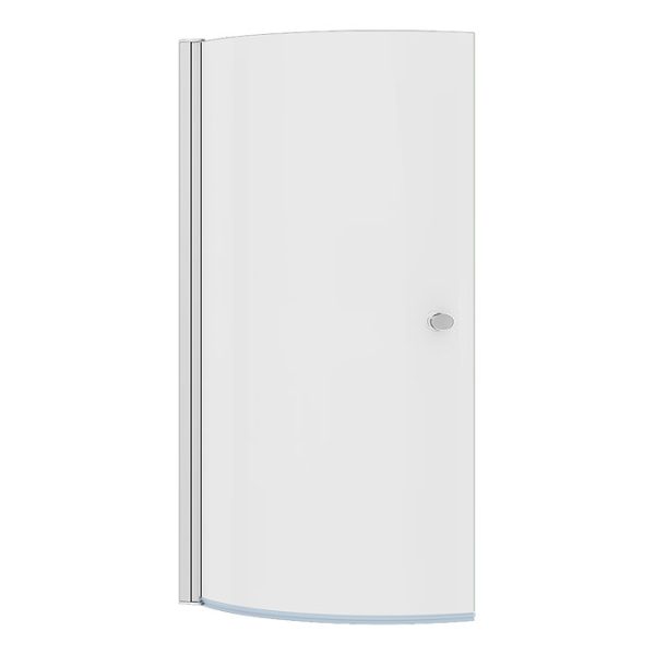 Cruze P Shaped Shower Bath   1700mm incl. Screen with Knob + Panel - Image 3