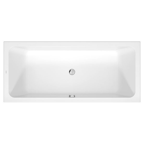Duravit D Code Rectangular Double Ended Bath 1800 x 800mm - Image 3