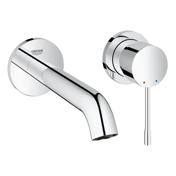 Grohe Essence Wall Mounted Basin Mixer Tap   Chrome