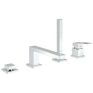Grohe Eurocube 4 Hole Single Lever Bath Combination