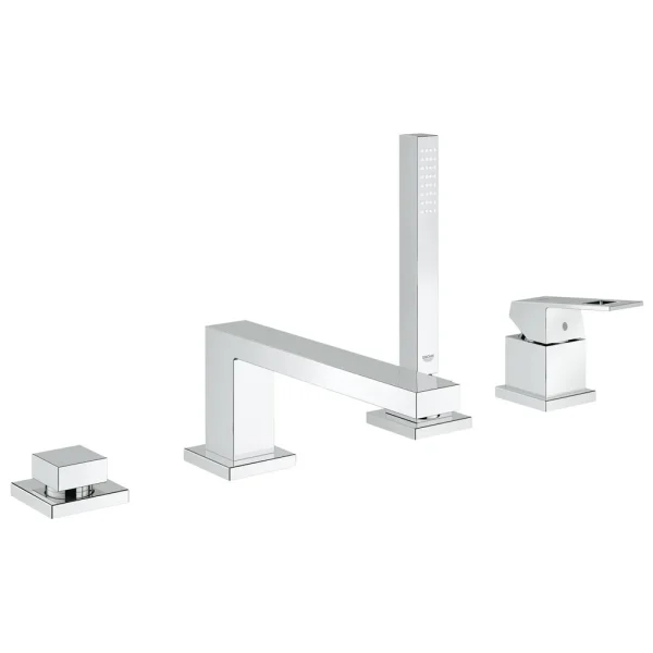 Grohe Eurocube 4 Hole Single Lever Bath Combination