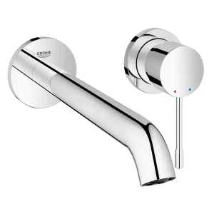 Grohe Essence Wall Mounted 2 Hole Basin Mixer L Size   Chrome
