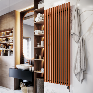 Terma Rolo Room E (Wi Fi Controlled) H2000 X W755mm True Copper Electric Radiator with 2kw VEO Heating Element