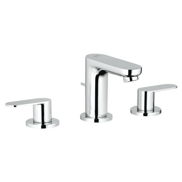 Grohe Eurosmart Cosmopolitan 3 Hole Basin Mixer with Pop up Waste