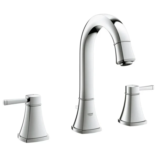 Grohe Grandera High Spout 3 Hole Basin Mixer with Pop up Waste   Chrome