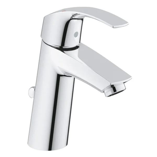 Grohe Eurosmart Mono Basin Mixer with Pop up Waste