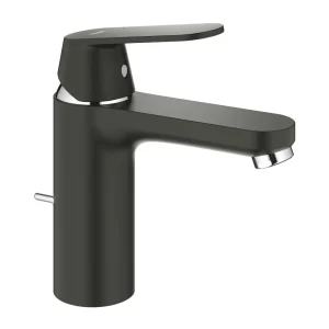 Grohe Matt Black Eurosmart Cosmopolitan Mono Basin Mixer with Pop up Waste