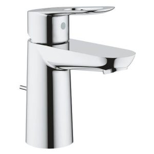Grohe BauLoop S Size Mono Basin Mixer with Pop up Waste