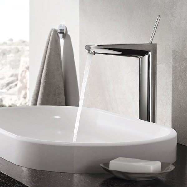 Grohe Eurodisc Joy Tall Mono Basin Mixer   Chrome - Image 2