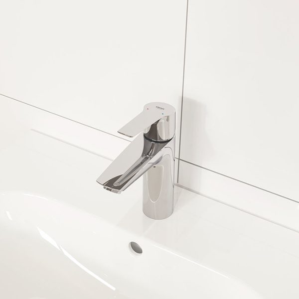 Grohe QuickFix Start M Size Mono Basin Mixer with Pop up Waste - Image 12