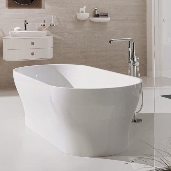 Grohe Essence Floor Mounted Bath Shower Mixer   Chrome - Image 2