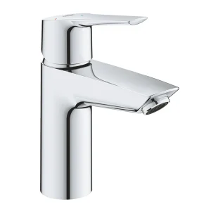 Grohe QuickFix Start SilkMove ES S Size Mono Basin Mixer with Push Open Waste
