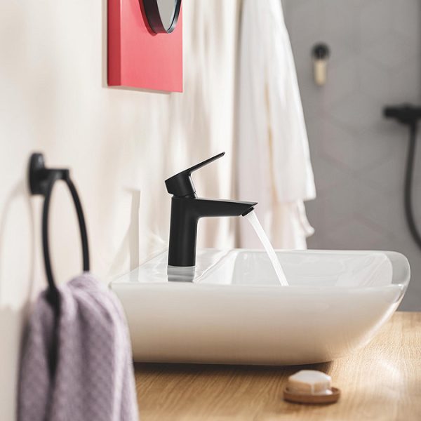 Grohe Start SilkMove ES S Size Mono Basin Mixer with Push Open Waste - Image 9