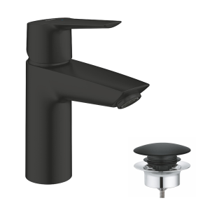 Grohe Start SilkMove ES S Size Mono Basin Mixer with Push Open Waste