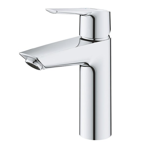 Grohe QuickFix Start SilkMove ES M Size Mono Basin Mixer with Push Open Waste - Image 13