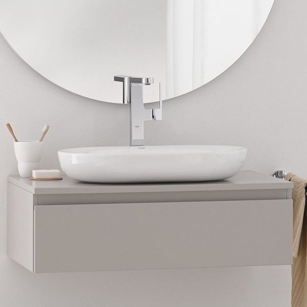 Grohe Plus Single Lever Basin Mixer 1/2" L Size with Waste - Image 3