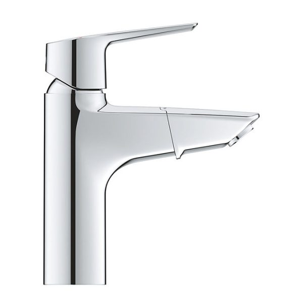 Grohe QuickFix Start Mono Basin Mixer with Pull Out Spout + Push Open Waste - Image 14