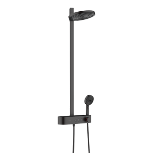 hansgrohe Pulsify S EcoSmart Showerpipe 260 2jet with ShowerTablet Select 400   Matt Black