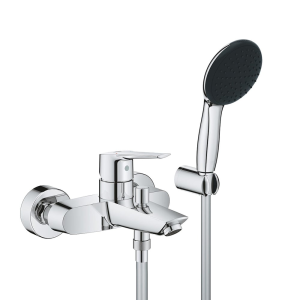 Grohe Start Wall Mounted Single Lever Bath Shower Mixer with Kit   Chrome