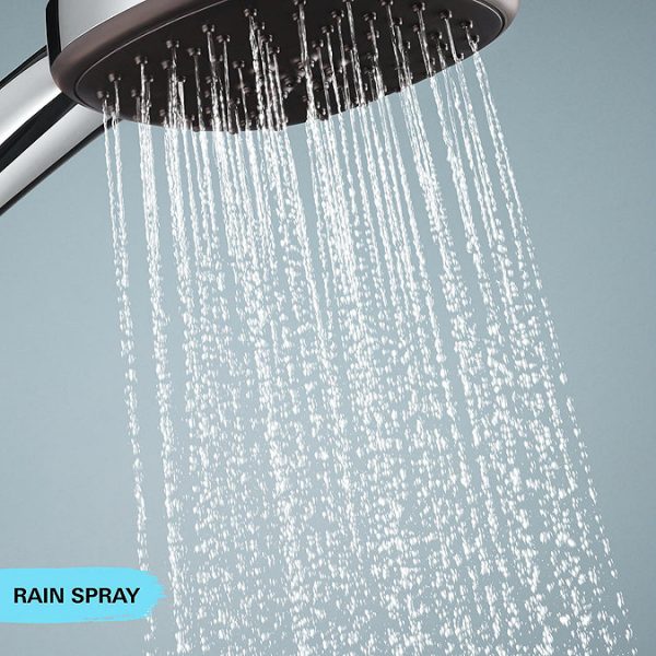 Grohe Start Wall Mounted Single Lever Bath Shower Mixer with Kit   Chrome - Image 4