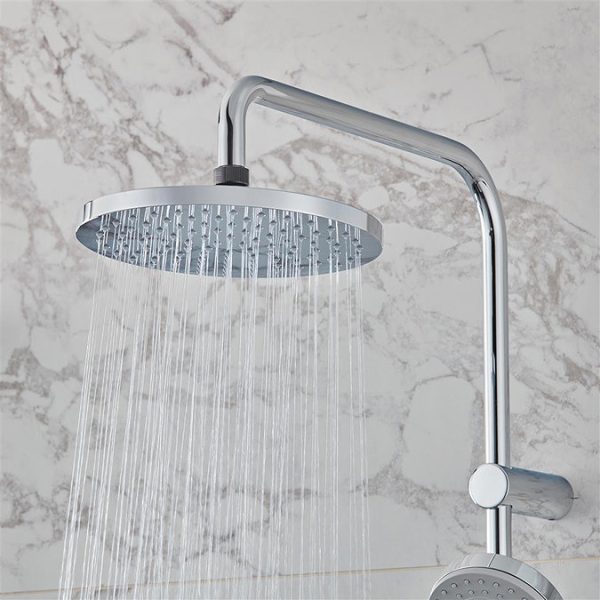 hansgrohe Vernis Blend EcoSmart Showerpipe 200 Thermostatic Bath Shower Mixer   Chrome - Image 2