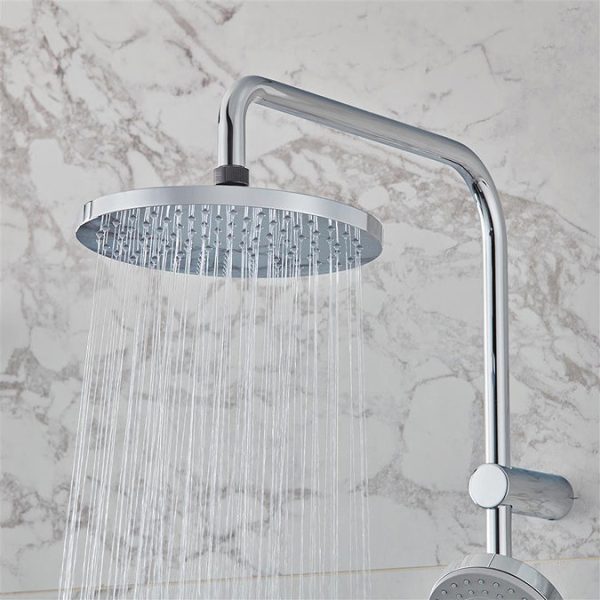 hansgrohe Vernis Blend EcoSmart Showerpipe 200 Thermostatic Shower Mixer - Image 4