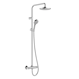 hansgrohe Vernis Blend EcoSmart Showerpipe 200 Thermostatic Shower Mixer