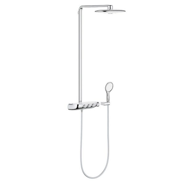 Grohe Rainshower SmartControl 360 DUO Shower System   Moon White - Image 2