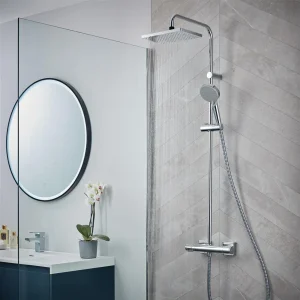 hansgrohe Vernis Shape Showerpipe 230 Thermostatic Shower Mixer   Chrome