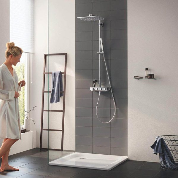 Grohe Euphoria SmartControl 310 Cube DUO Shower System   Chrome - Image 5