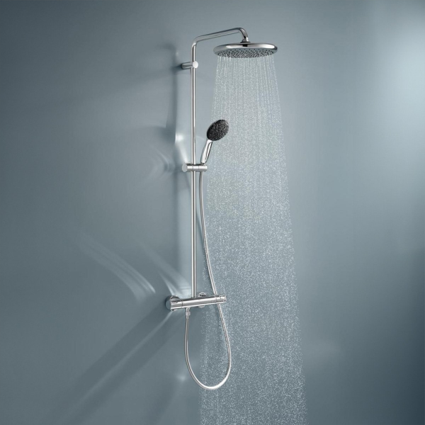 Grohe Vitalio Start Thermostatic Shower Mixer 1/2" with Shower Set   Chrome