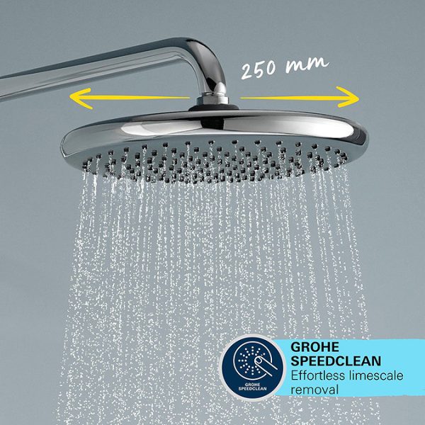 Grohe Vitalio Start System 250 Shower System with Diverter - Image 4