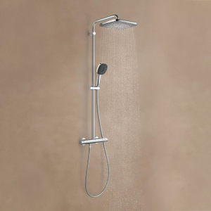 Grohe Vitalio Comfort 250 Thermostatic Shower System   Chrome