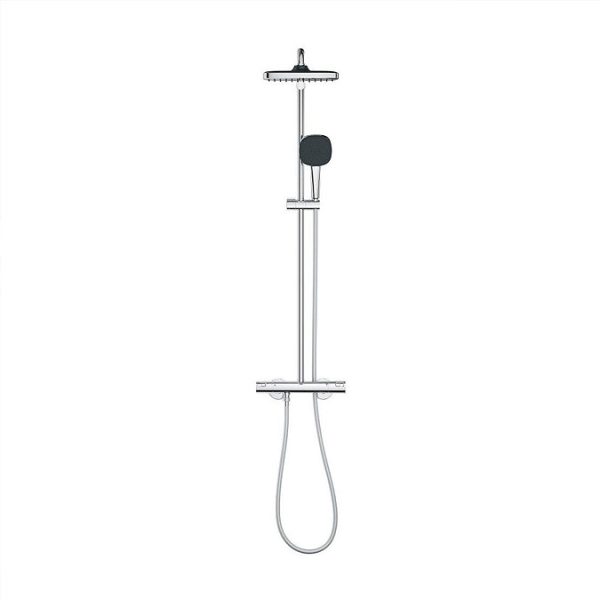 Grohe Vitalio Comfort 250 Thermostatic Shower System   Chrome - Image 6