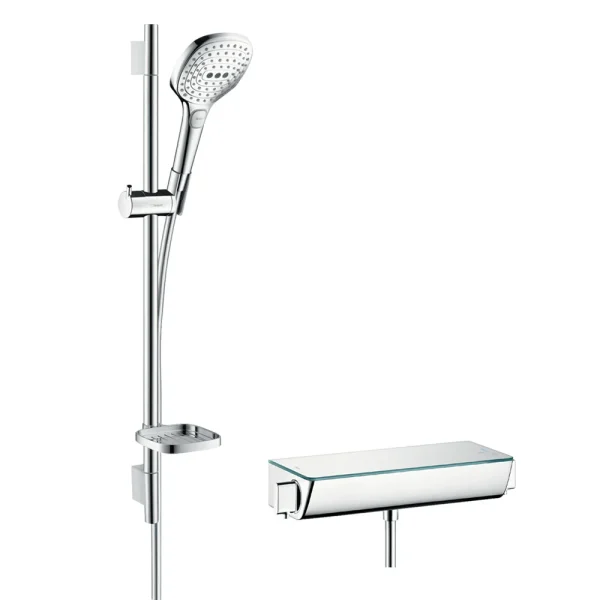 hansgrohe Raindance Select E 120 with Ecostat Select Thermostatic Shower Mixer   Chrome
