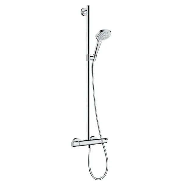 hansgrohe Croma Select E SemiPipe Multi with Thermostatic Shower Mixer