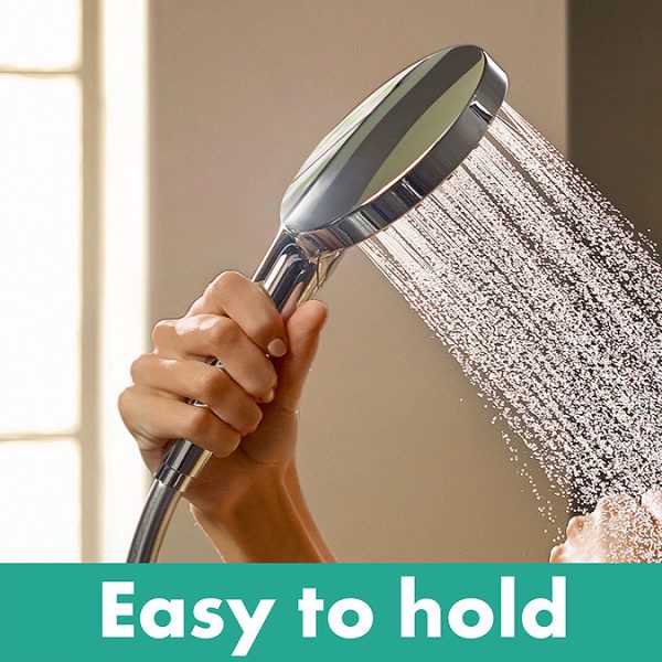 hansgrohe Raindance Select S Showerpipe 240 1Jet PowderRain Thermostatic Shower Mixer   Chrome - Image 2