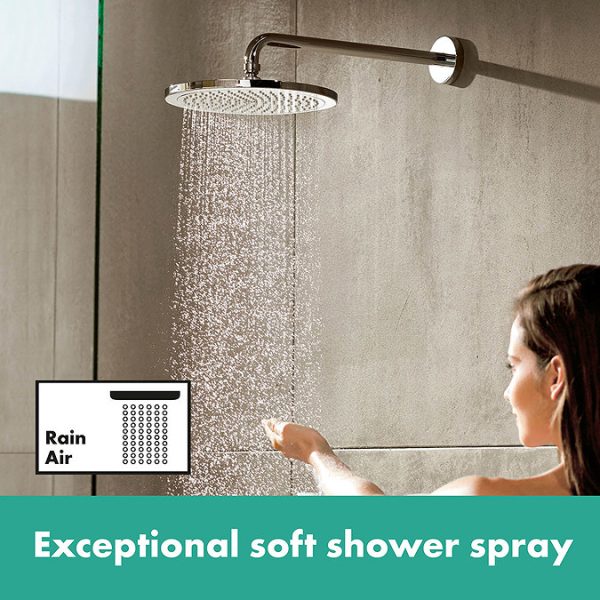 hansgrohe Croma S Complete Shower Set with Wall Mounted Shower Handset - Image 5