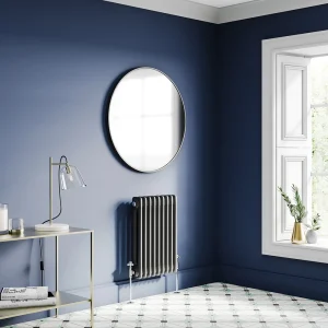 Keswick 600 x 425mm Radiator Matt Black 2 Column
