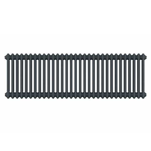 Keswick 450 x 1415mm Cast Iron Style Traditional 2 Column Anthracite Radiator - Image 3