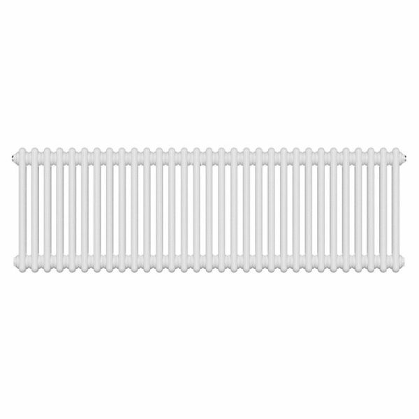 Keswick 450 x 1415mm Cast Iron Style Traditional 2 Column White Radiator - Image 3