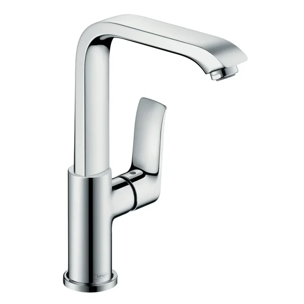 hansgrohe Metris Single Lever Basin Mixer 230 with Swivel Spout and Pop up Waste