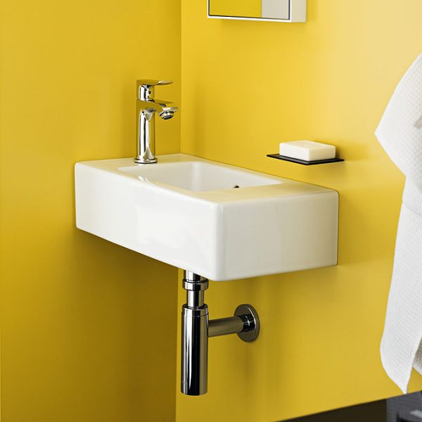hansgrohe Metris Cloakroom Single Lever Basin Mixer 100 without Waste - Image 2
