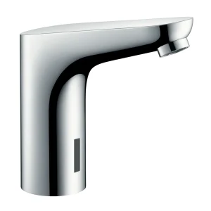hansgrohe Focus Mains Operated Electronic Basin Mixer with Temperature Pre Adjustment
